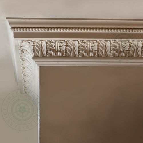 HPS43 Leaf Enriched Cornice Side View