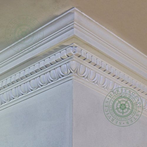 HPS33 Georgian Egg & Dart Dentil Cornice