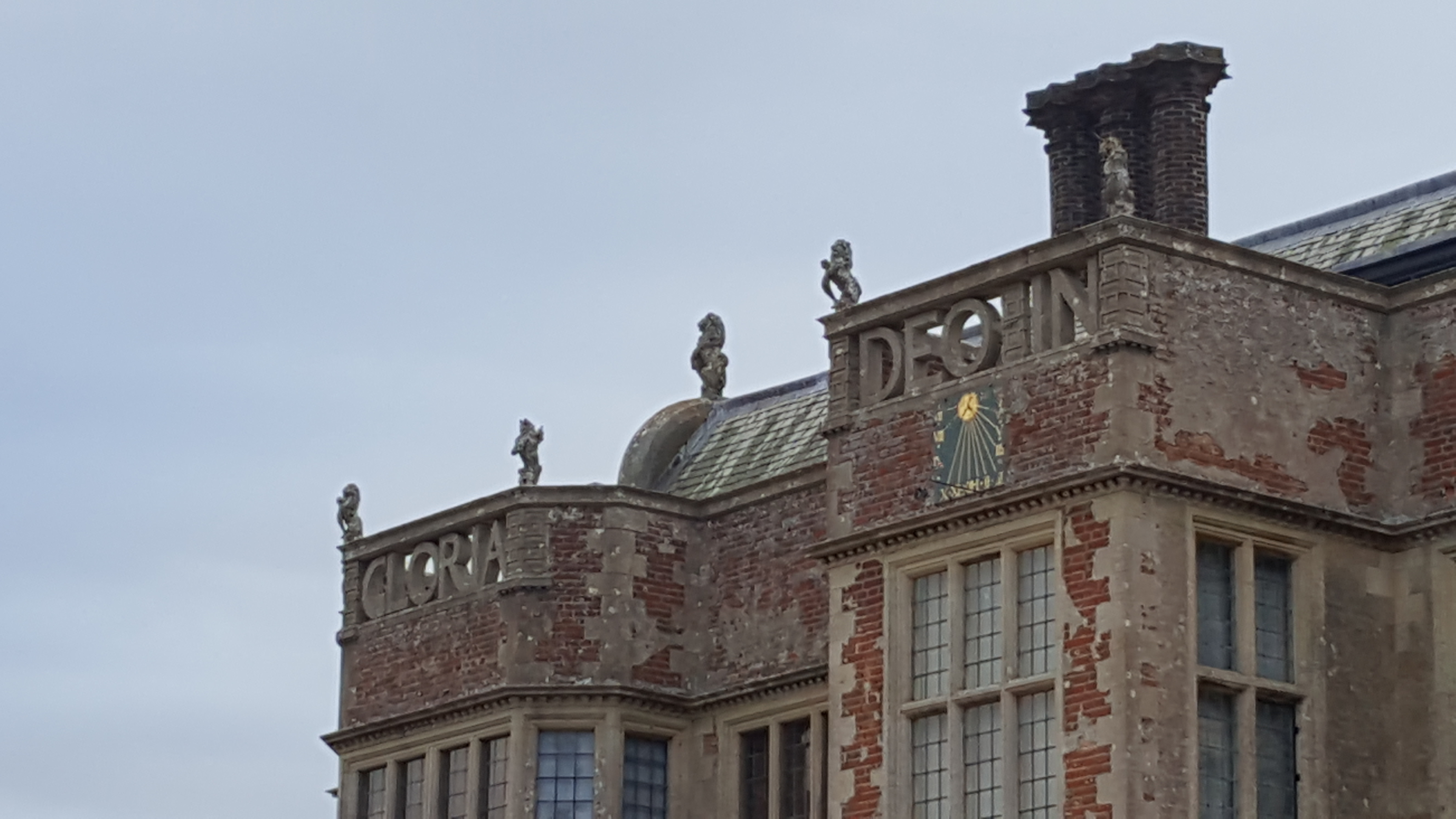 Stone Lions at Felbrigg House
