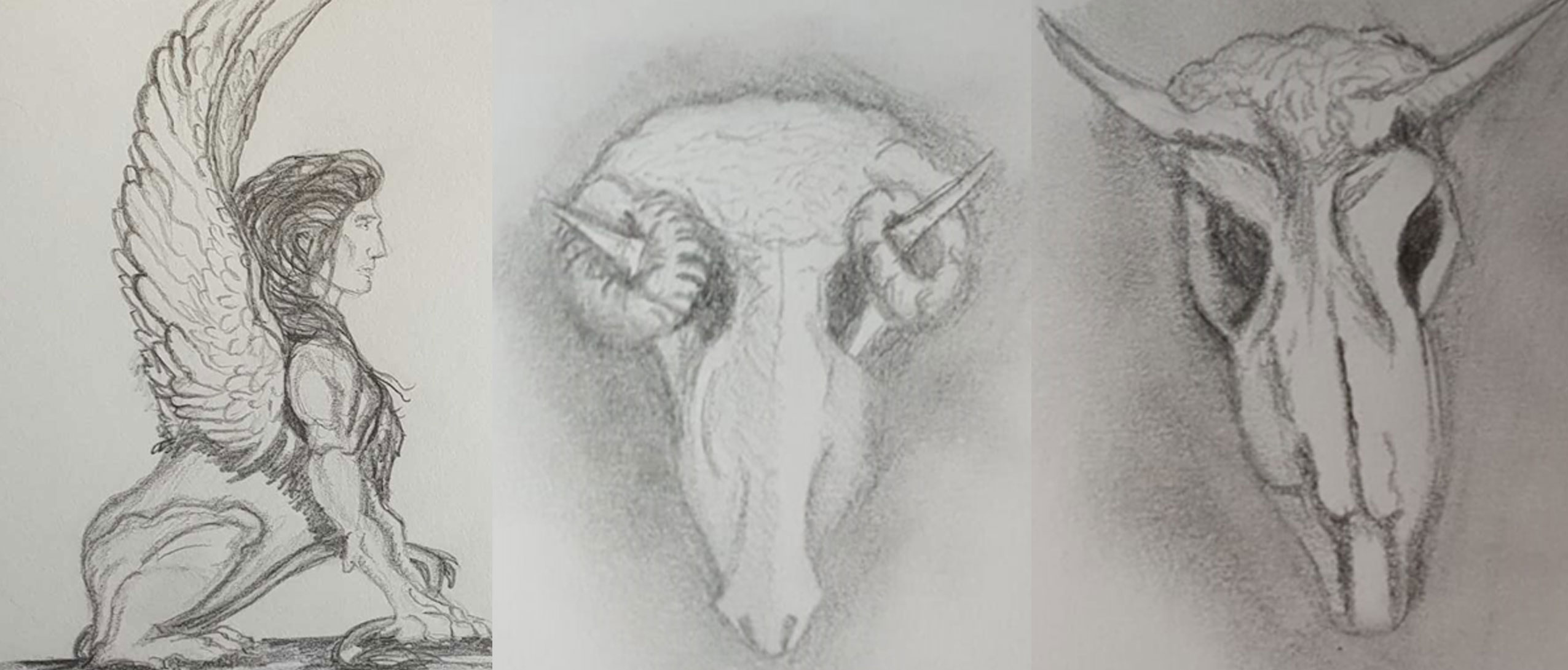Sphinx and Ram Skull Ornamentation